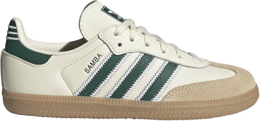 Adidas Originals Samba OG leren sneakers ecru groen