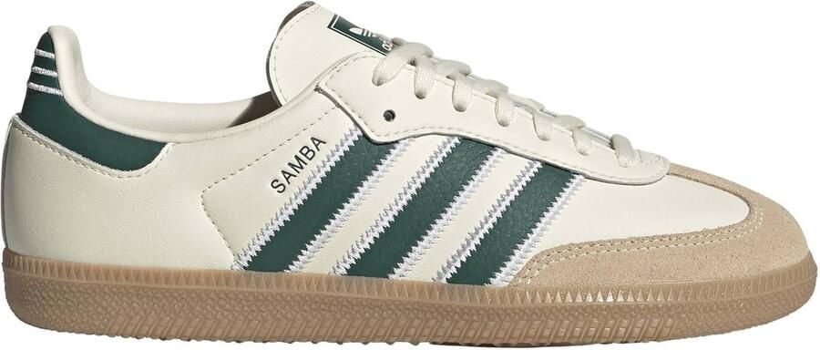 Adidas Originals Samba OG leren sneakers ecru groen