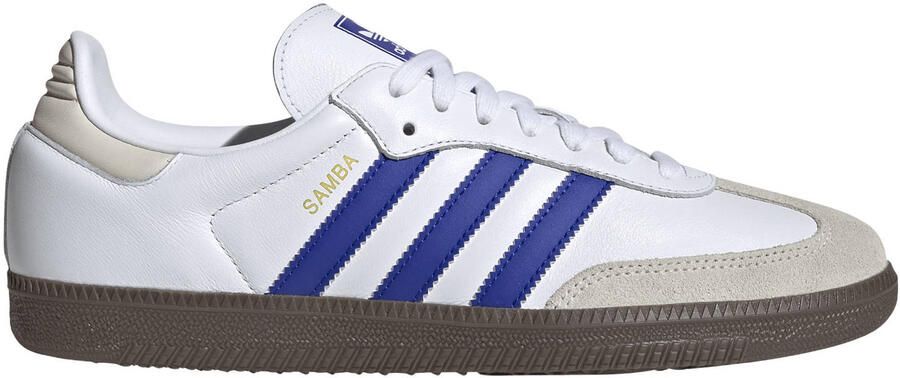 Adidas Originals Samba OG leren sneakers wit blauw