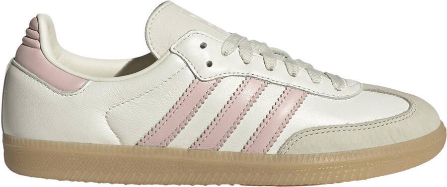 Adidas Originals Samba OG leren sneakers wit lichtroze
