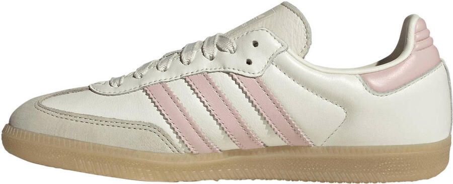 Adidas Originals Samba OG leren sneakers wit lichtroze - Foto 3