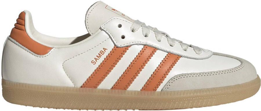Adidas Originals Samba OG leren sneakers wit oranje