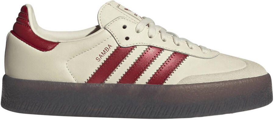 Adidas Originals Sambae sneakers ecru rood