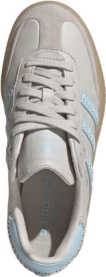 Adidas Originals Sambae sneakers grijsbruin lichtblauw - Foto 3