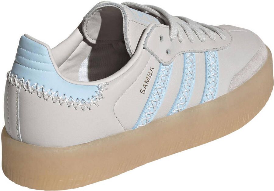 Adidas Originals Sambae sneakers grijsbruin lichtblauw - Foto 2