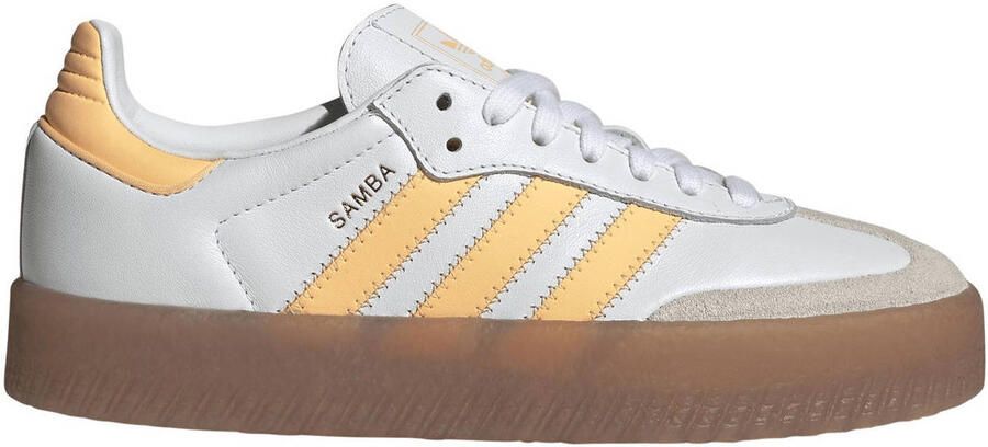 ADIDAS ORIGINALS Sneakers 'SAMBA' geel wit