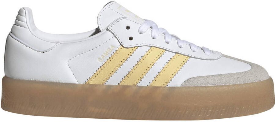 ADIDAS ORIGINALS Sneakers laag 'SAMBAE' geel lichtgrijs wit