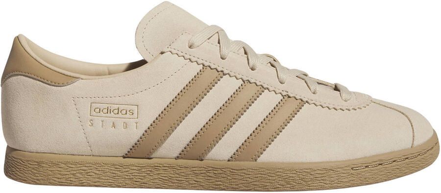 Adidas Originals Stadt leren sneakers beige camel