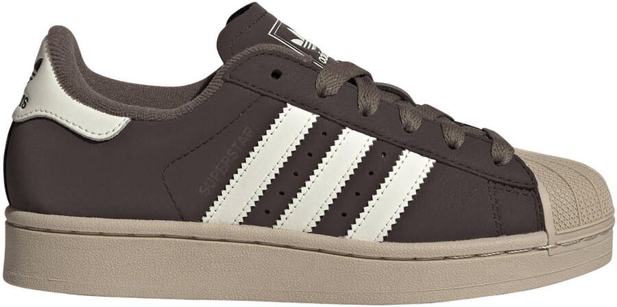 ADIDAS ORIGINALS Sneakers 'SUPERSTAR II' beige donkerbruin offwhite