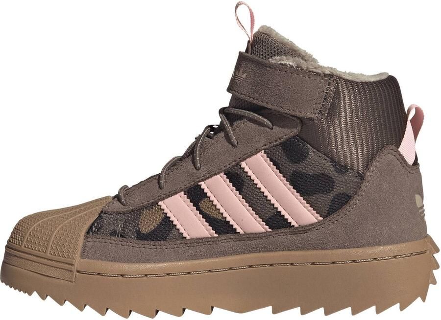 Adidas Originals Superstar sneakers bruin roze - Foto 3