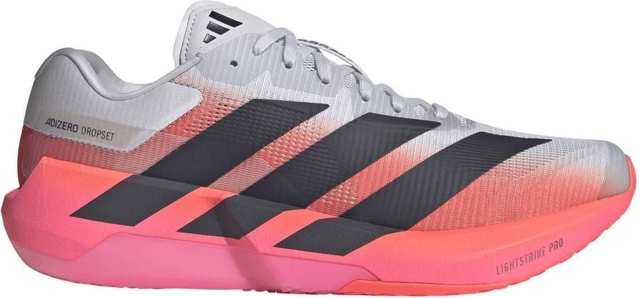 Adidas Performance Adizero Dropset Pro fitnessschoenen lichtgrijs roze