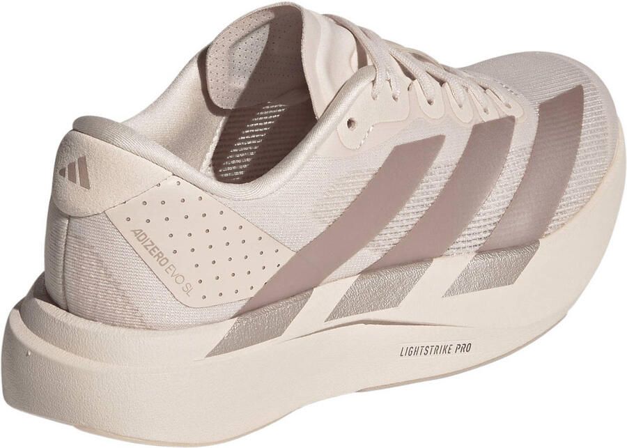 Adidas Performance Adizero Evo mesh hardloopschoenen beige - Foto 2