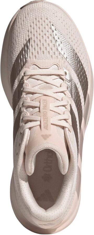 Adidas Performance Adizero Pacer hardloopschoenen lichtroze zilvergrijs - Foto 3