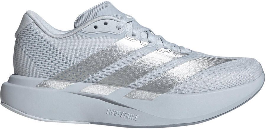 Adidas Performance Adizero Pacer mesh hardloopschoenen lichtblauw zilvergrijs