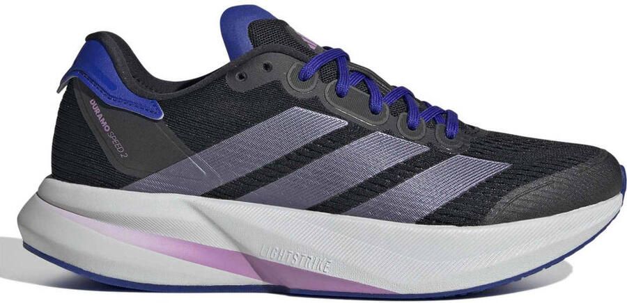 Adidas Performance Duramo Speed 2 hardloopschoenen zwart blauw grijs