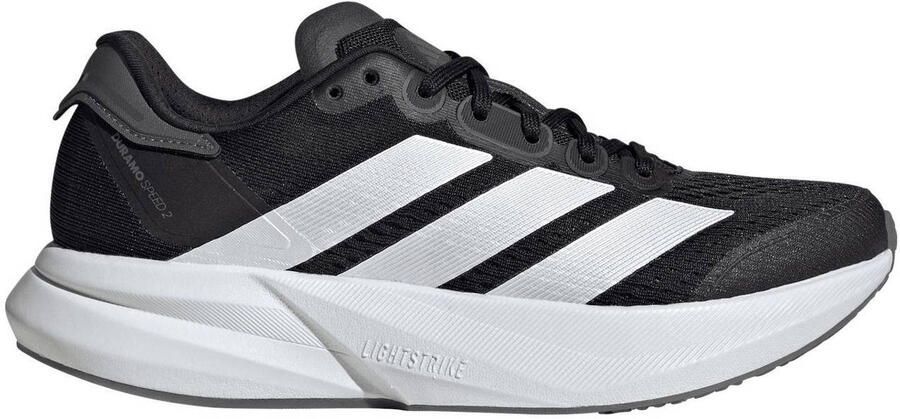 Adidas Performance Duramo Speed 2 hardloopschoenen zwart wit grijs - Foto 3