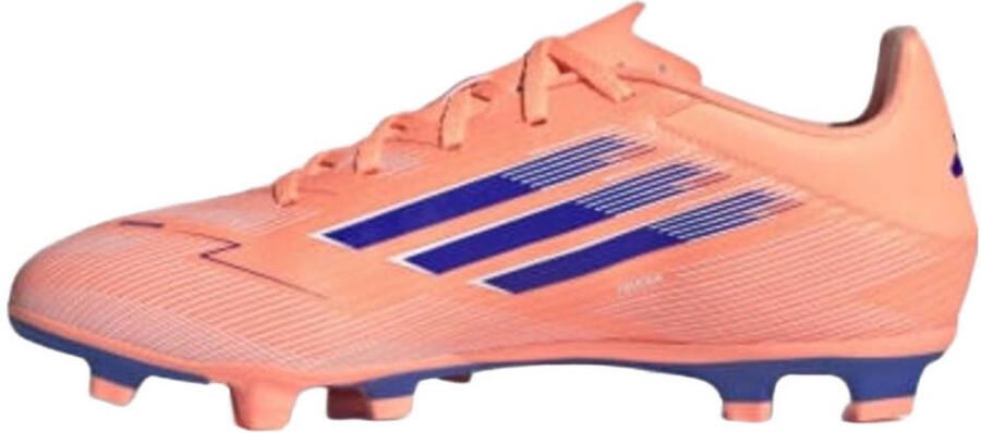 Adidas Perfor ce F50 Club FM MG Senior voetbalschoenen koraalrood wit kobaltblauw