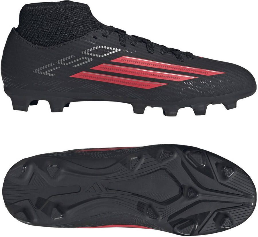 Adidas Perfor ce F50 Club junior voetbalschoenen zwart rood - Foto 2