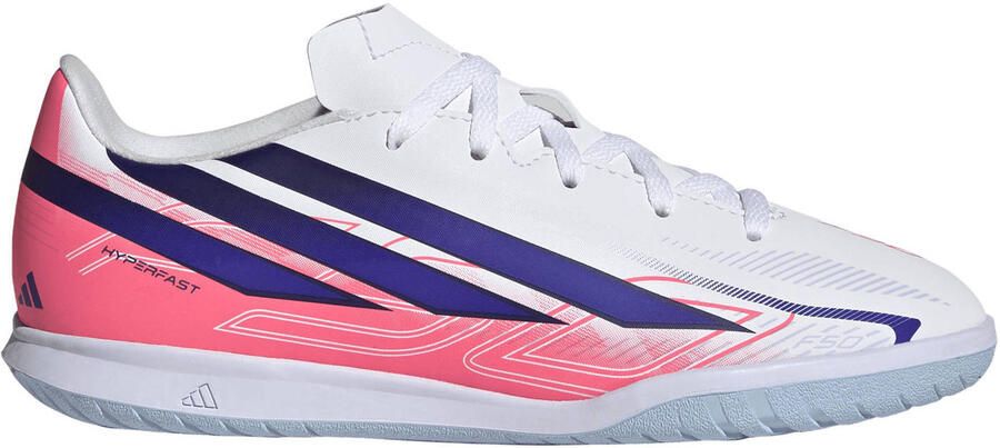 Adidas Perfor ce F50 Hyperfast Club junior imitatieleren voetbalschoenen roze paars
