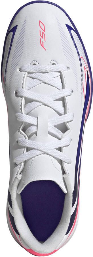 Adidas Perfor ce F50 Hyperfast Club junior imitatieleren voetbalschoenen roze paars - Foto 3