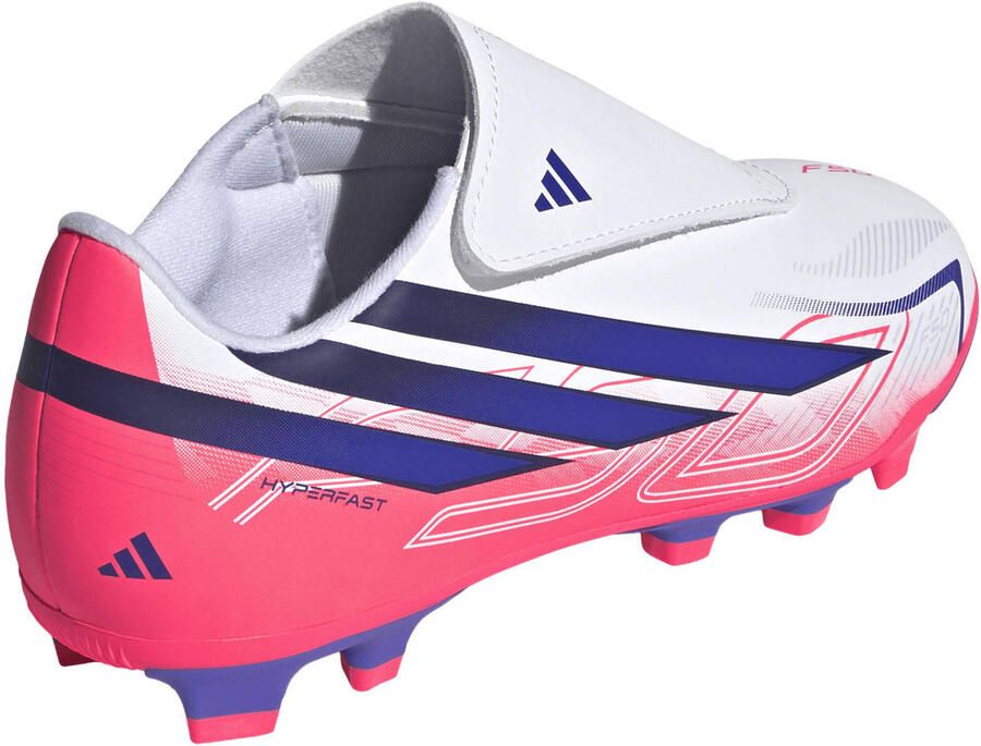 Adidas Perfor ce F50 Hyperfast Club junior imitatieleren voetbalschoenen roze paars - Foto 2