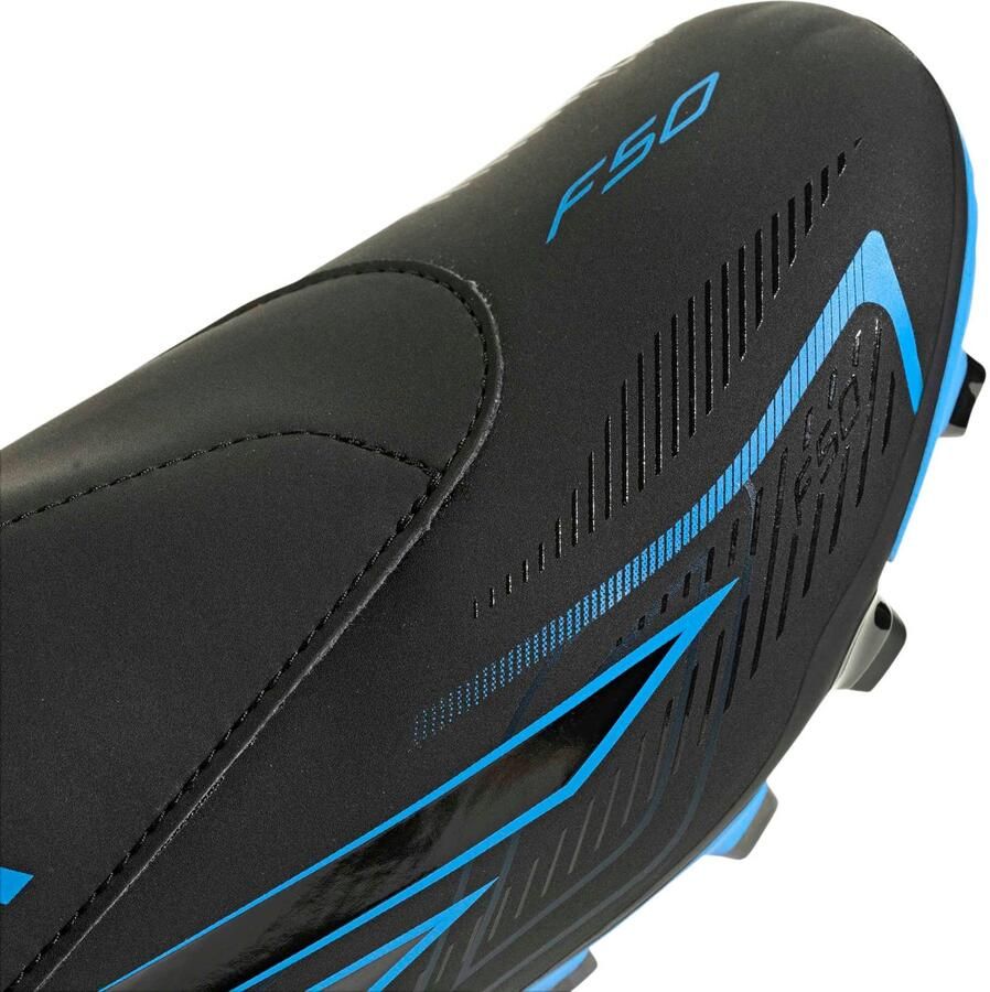 Adidas Perfor ce F50 Hyperfast Club junior imitatieleren voetbalschoenen zwart blauw - Foto 2