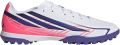 Adidas Perfor ce F50 Hyperfast Club senior imitatieleren voetbalschoenen roze paars - Wit