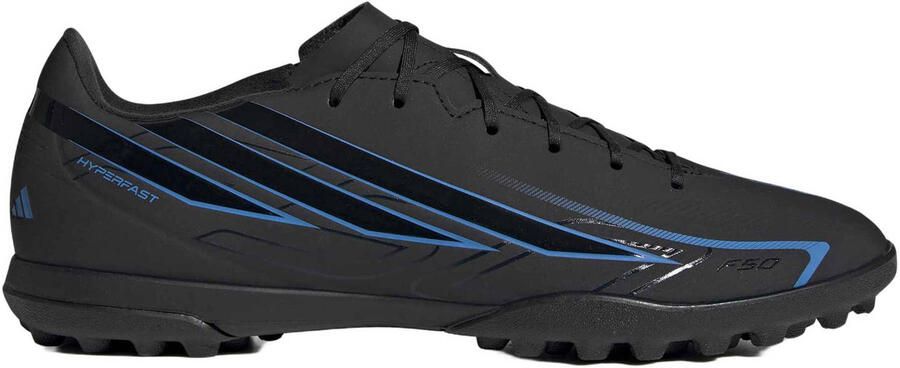 Adidas Perfor ce F50 Hyperfast Club senior imitatieleren voetbalschoenen zwart blauw