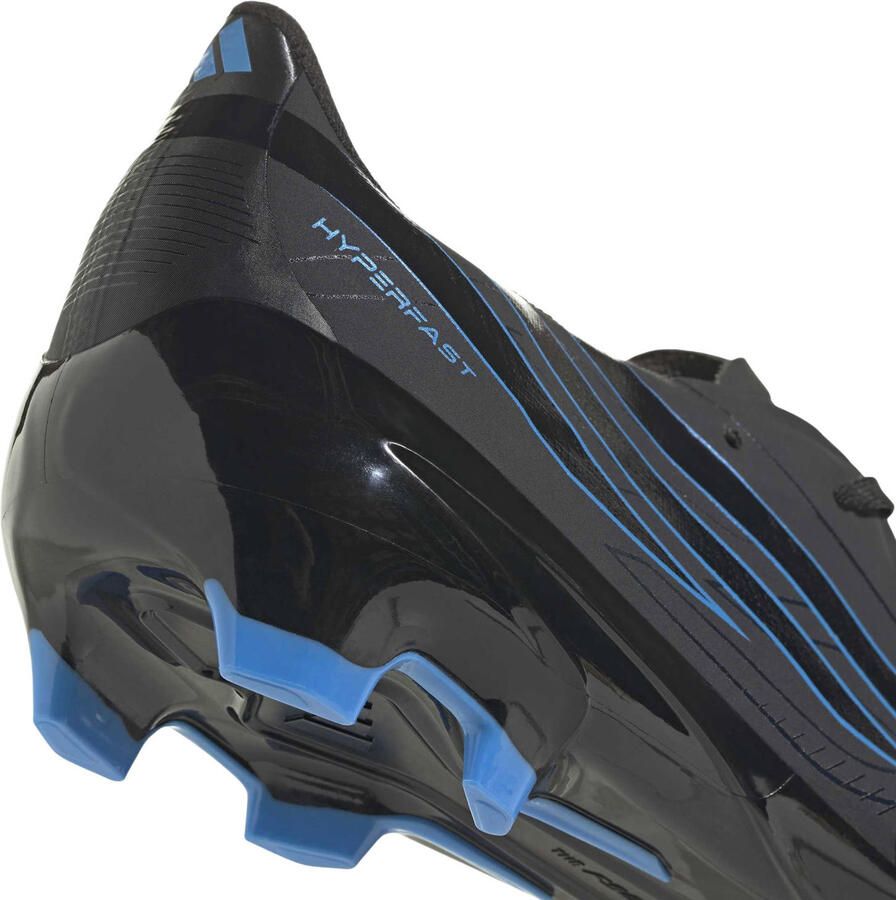 Adidas Perfor ce F50 Hyperfast League FG senior imitatieleren voetbalschoenen zwart blauw - Foto 2