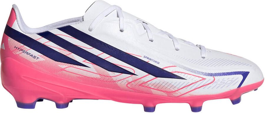 Adidas Perfor ce F50 Hyperfast League junior imitatieleren voetbalschoenen roze paars