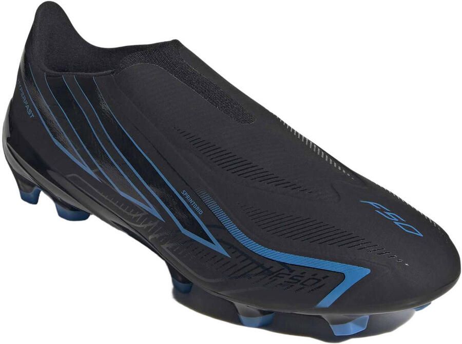 Adidas Perfor ce F50 Hyperfast League LL FG senior imitatieleren voetbalschoenen zwart blauw - Foto 2