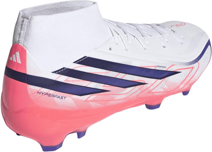 Adidas Performance F50 Hyperfast League senior imitatieleren voetbalschoenen roze paars - Foto 2