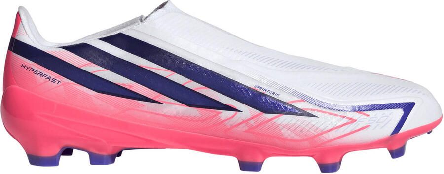 Adidas Perfor ce F50 Hyperfast League senior imitatieleren voetbalschoenen roze paars