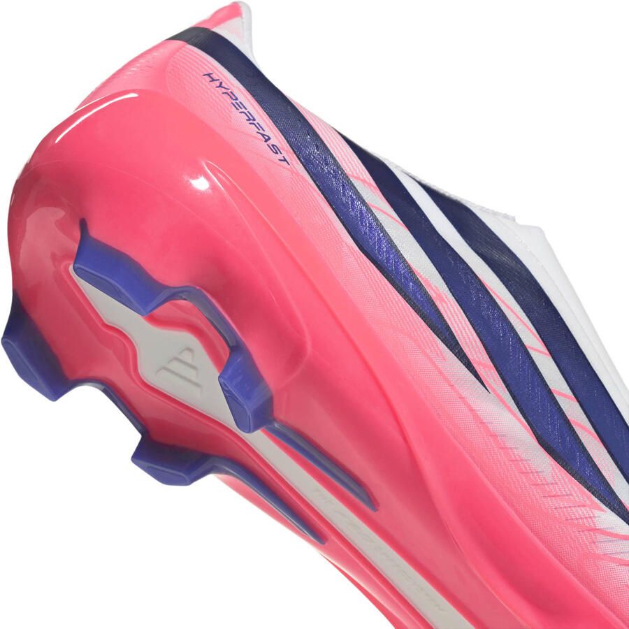 Adidas Perfor ce F50 Hyperfast League senior imitatieleren voetbalschoenen roze paars - Foto 2