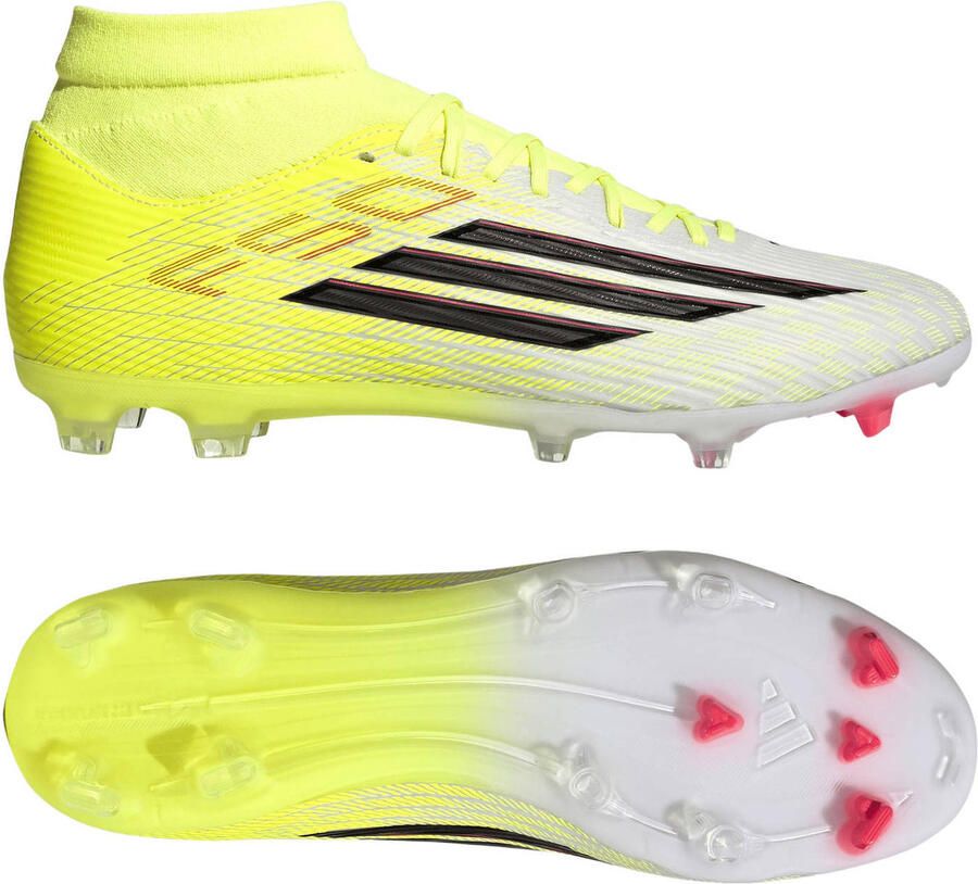 Adidas f50 league mid fg mg Voetbal schoen firm ground Geel - Foto 2