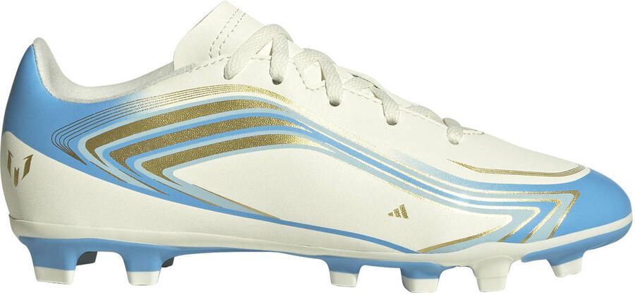 Adidas Perfor ce F50 Messi Club Firm Ground Multi Ground Voetbalschoenen Kids Kinderen Beige