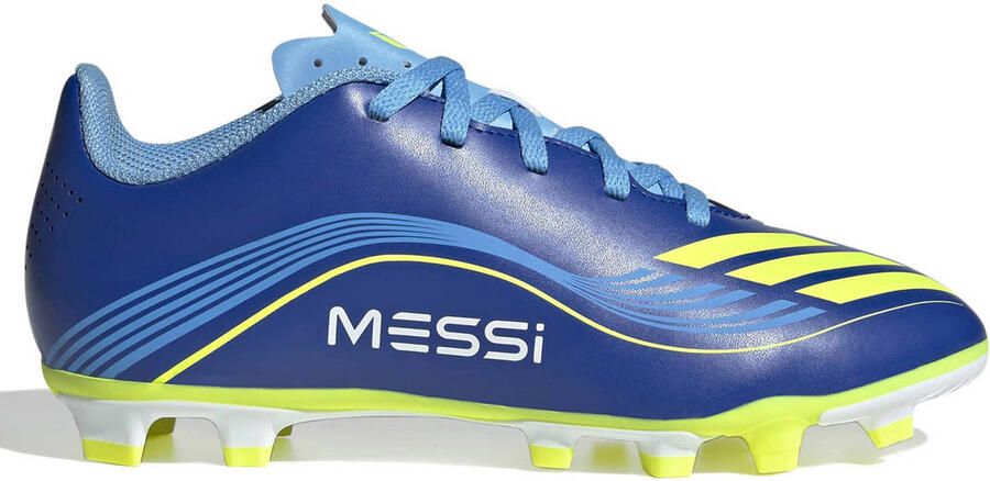Adidas Perfor ce F50 Messi Club FG JG junior voetbalschoenen kobaltblauw geel
