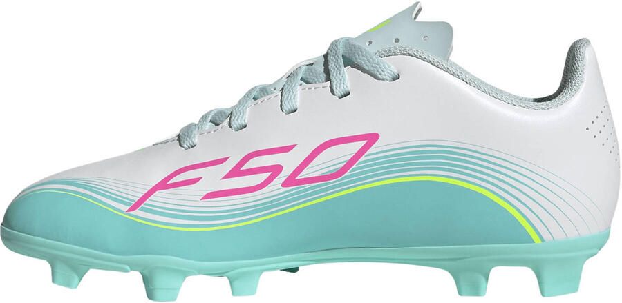 Adidas Perfor ce F50 MESSI CLUB Firm Ground Multi Ground Voetbalschoenen Kids Kinderen Wit - Foto 2
