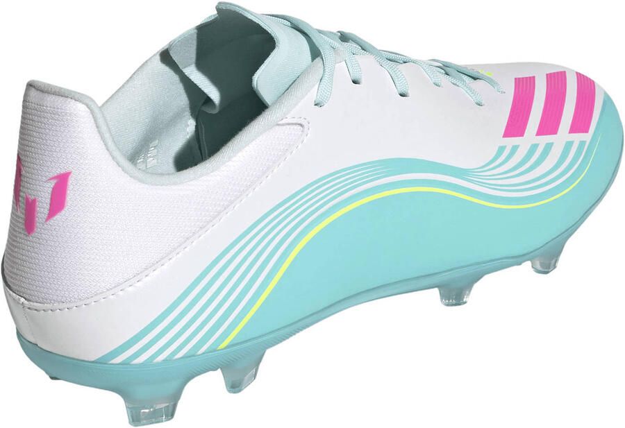 Adidas Perfor ce F50 Messi League Firm Ground Multi Ground Voetbalschoenen Unisex Wit - Foto 3