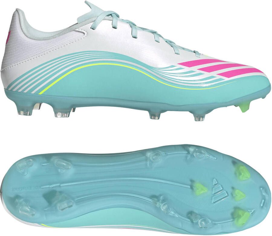 Adidas Perfor ce F50 Messi League Firm Ground Multi Ground Voetbalschoenen Unisex Wit - Foto 2
