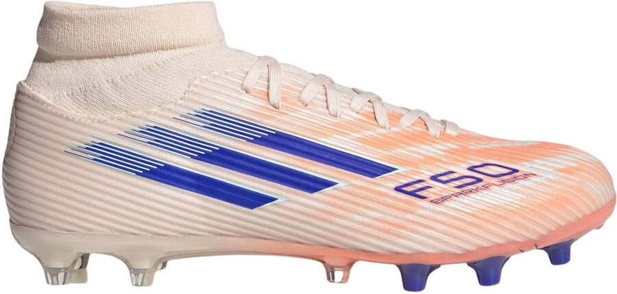 Adidas Performance F50 Sparkfusion League FG AG dames voetbalschoenen licht koraalrood wit kobaltblauw