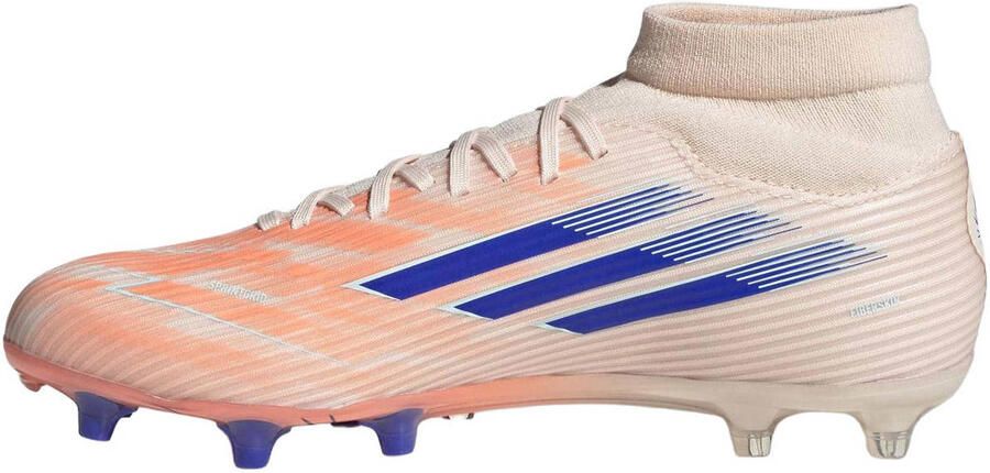 Adidas Performance F50 Sparkfusion League FG AG dames voetbalschoenen licht koraalrood wit kobaltblauw - Foto 3