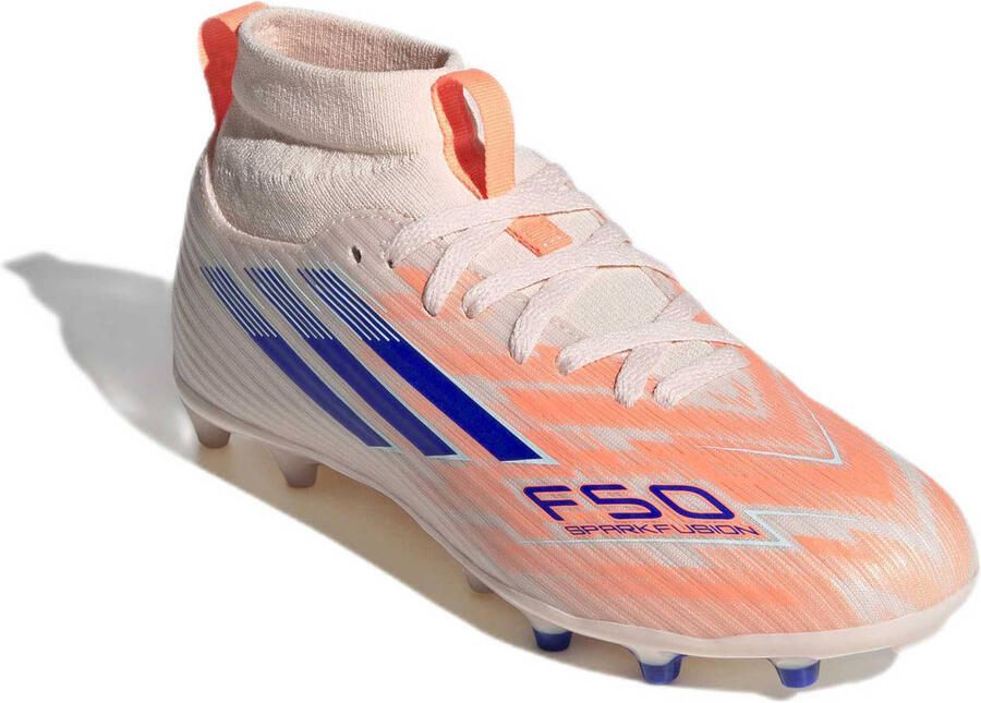 Adidas Perfor ce F50 Sparkfusion League Firm Ground Artificial Grass Voetbalschoenen Kids Kinderen Oranje - Foto 3