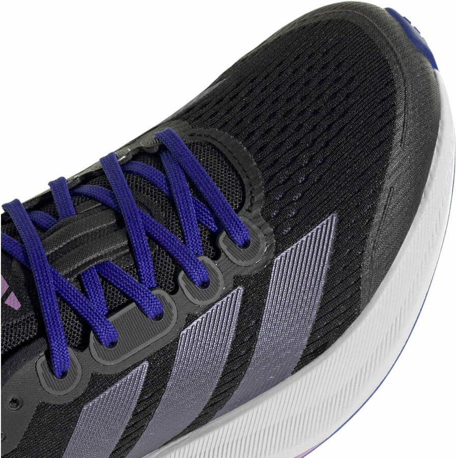Adidas Performance Duramo Speed 2 hardloopschoenen zwart blauw grijs - Foto 2