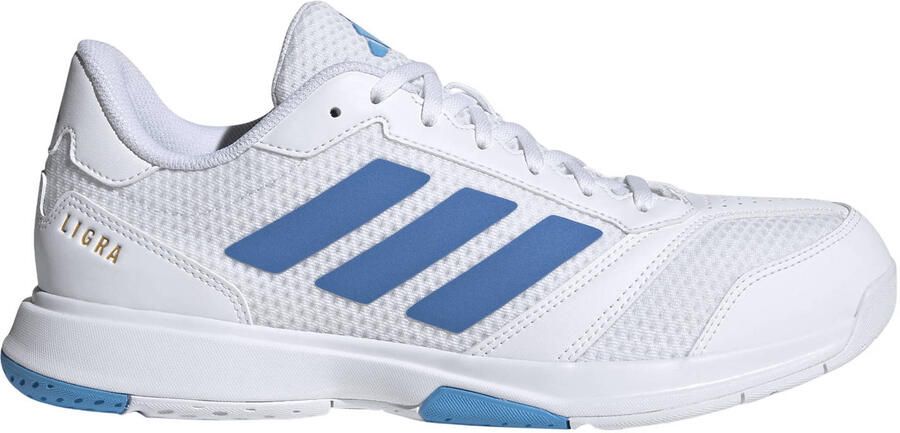 Adidas Performance Ligra zaalsportschoenen wit blauw