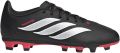 Adidas Perfor ce Predator Club junior voetbalschoenen zwart wit rood Imitatieleer - Zwart
