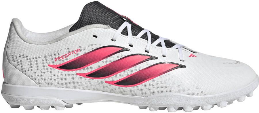 Adidas Performance Predator Club senior imitatieleren voetbalschoenen wit roze