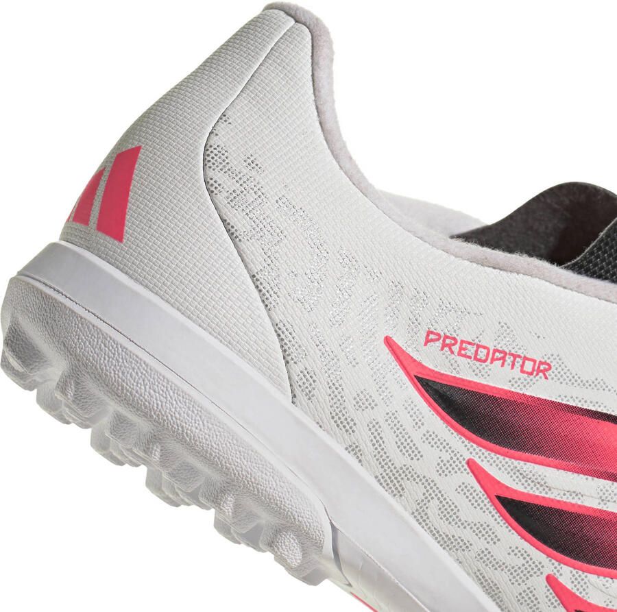 Adidas Performance Predator Club senior imitatieleren voetbalschoenen wit roze - Foto 2
