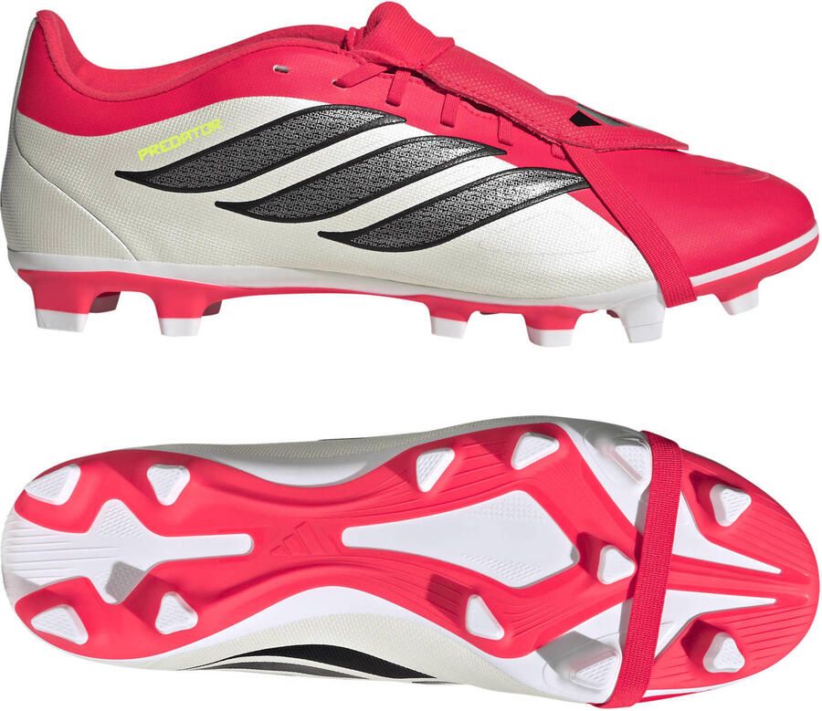 Adidas Perfor ce Predator Club Fold-Over Tongue Firm Ground Multi Ground Voetbalschoenen Unisex Rood - Foto 3