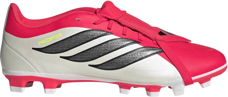 Adidas Perfor ce Predator Club Fold-Over Tongue Firm Ground Multi Ground Voetbalschoenen Unisex Rood
